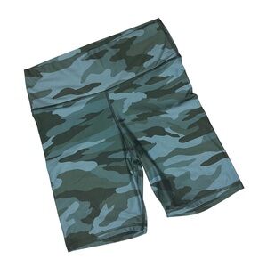 Aerie Women’s Green Camouflage Chill Play Move Bike Shorts
